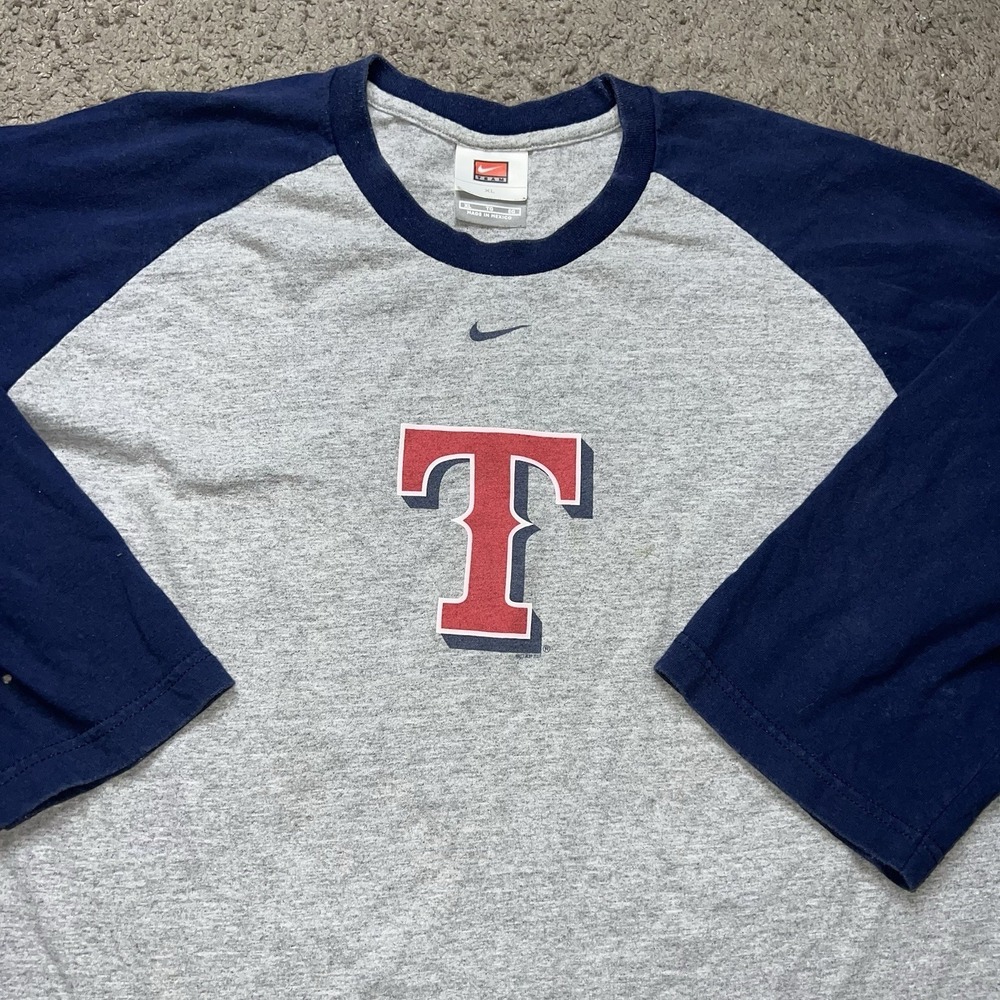 Vintage 00's Nike NY Rangers Center Swoosh Longsleeve Sz XL